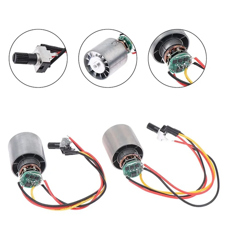 

Y19A Низковольтный бесщеточный вентилятор-кульверт 3,5 А, 100 000 об/мин, высокоскоростной двигатель, миниатюрный приводной двигатель для фена, 7-24 В постоянного тока, простой в использовании