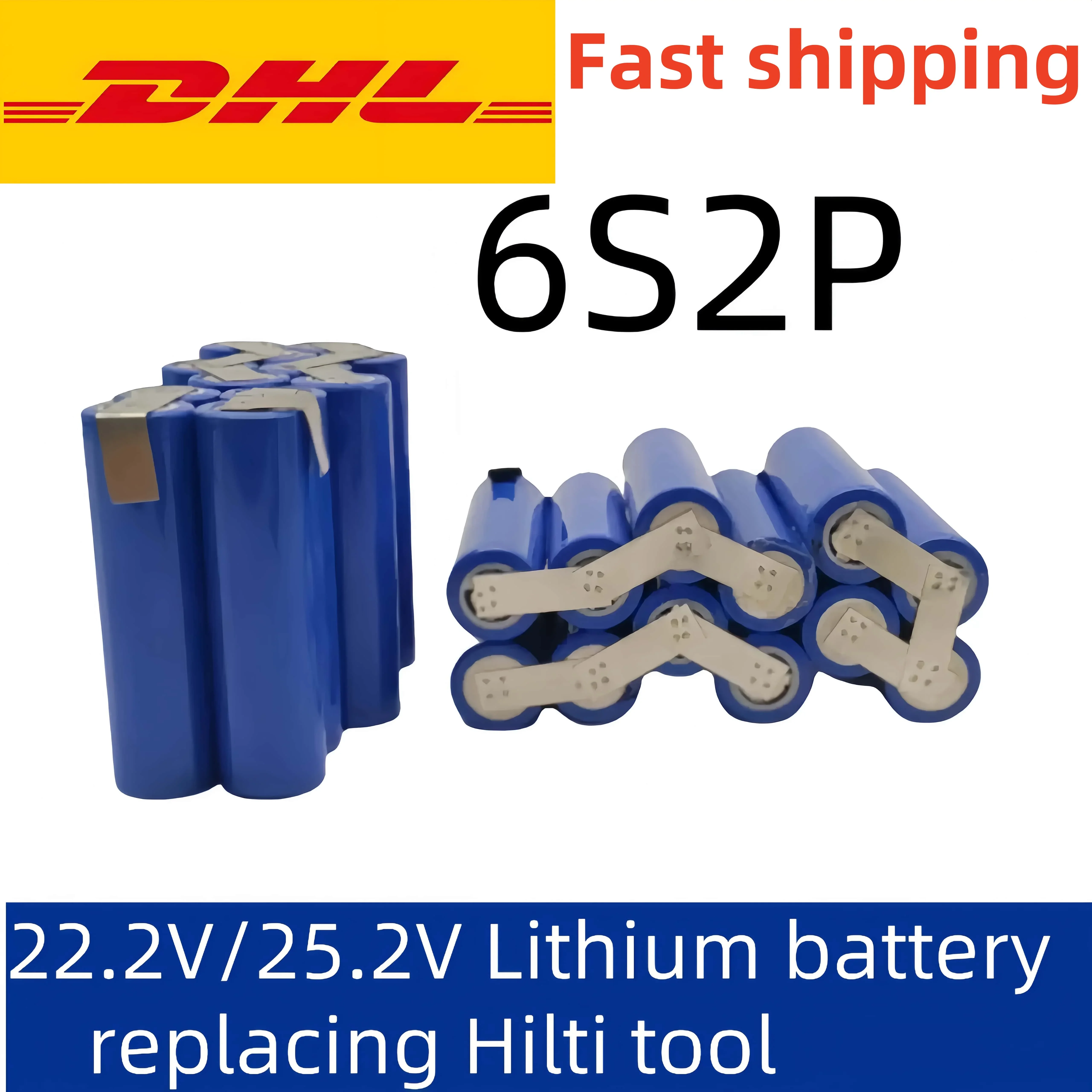 

6000mAh for Hilti 21.6V 18650 Li-ion lithium tool battery pack CPC B18 B22 1800-A22 SID 22-A SID 18-A SFH 22-A Electric tool