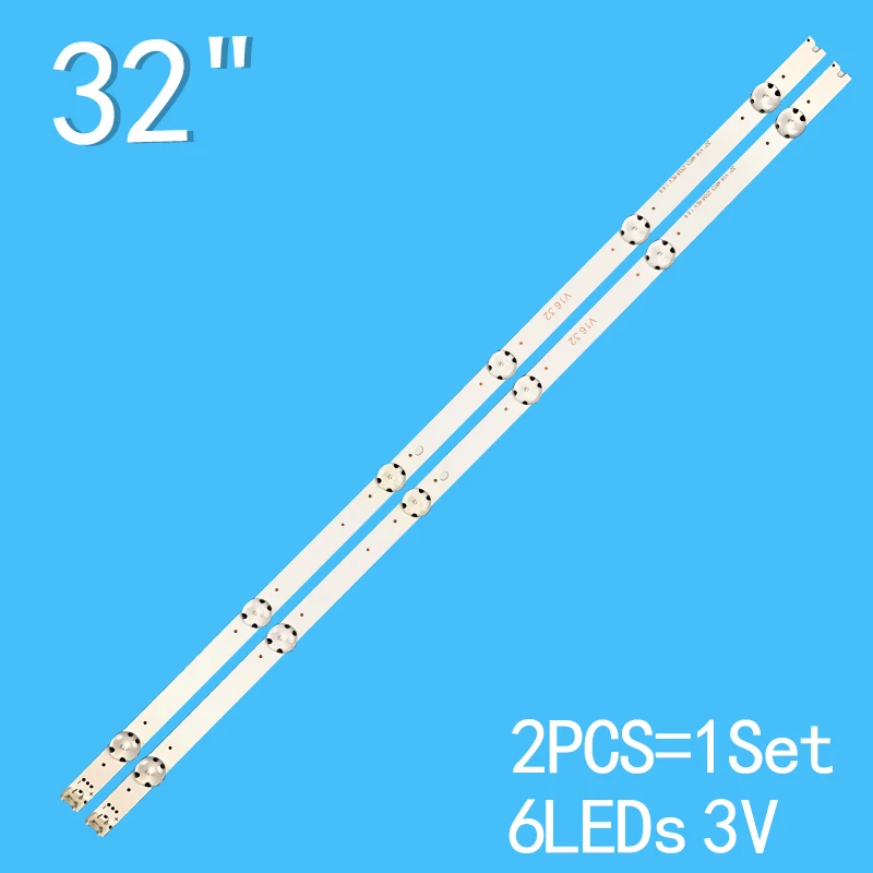 

619mm 6LED LED Backlight strip For LG 32LH530v 32LH604 32LH604V-ZB LC320DUE FJ M1 6916L-2558A 32''V16 ART3 V16 32