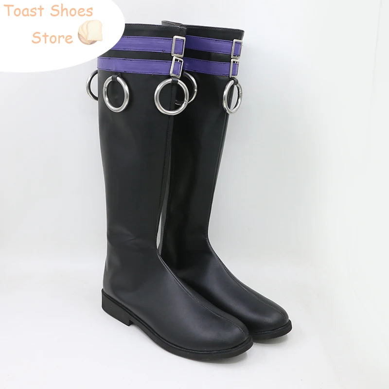 Zoro-zapatos de cuero sintético para Cosplay, botas de Carnaval para Halloween, utilería para disfraz