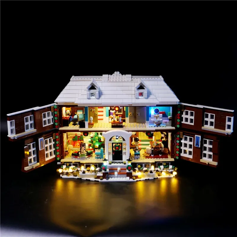 Led Lighting Kit For 21330 Kevin Home Alone House With Light Ideas Architecture Assemble DIY Toy Led Bricks