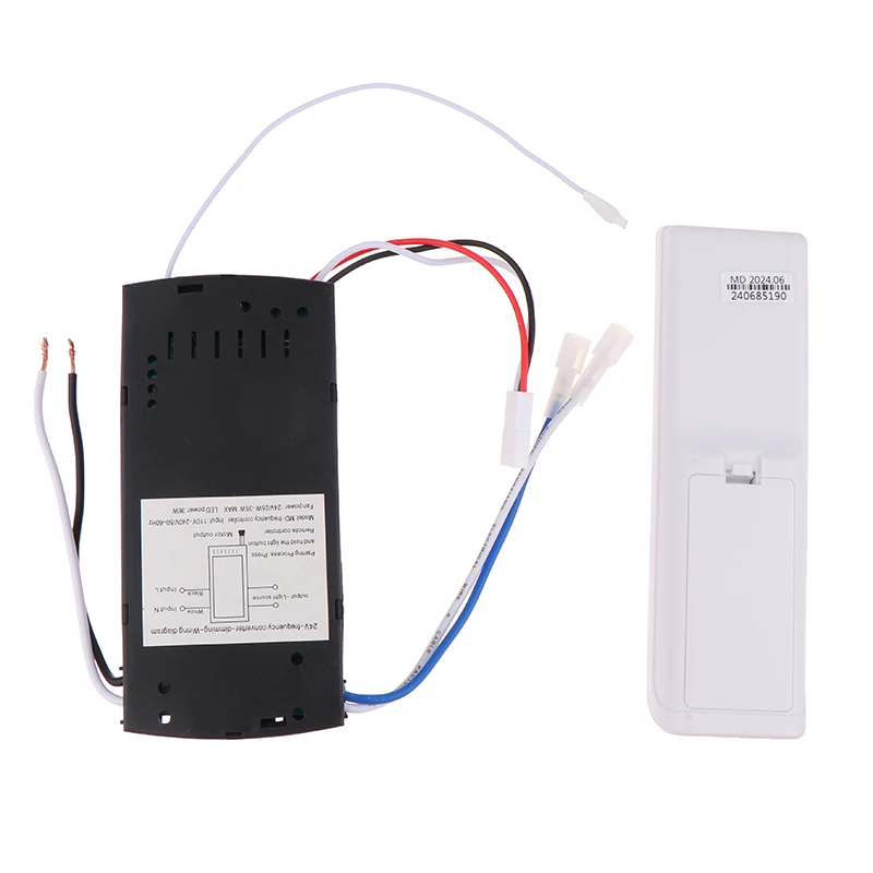 Kit de Control remoto Universal para ventilador de techo, controlador receptor remoto de 6 velocidades de repuesto para luz de ventilador de techo doméstico