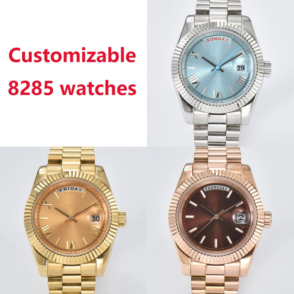 Sapphire Crystal Display - 36mm/39mm Men's Mechanical Watches Customizable Watch