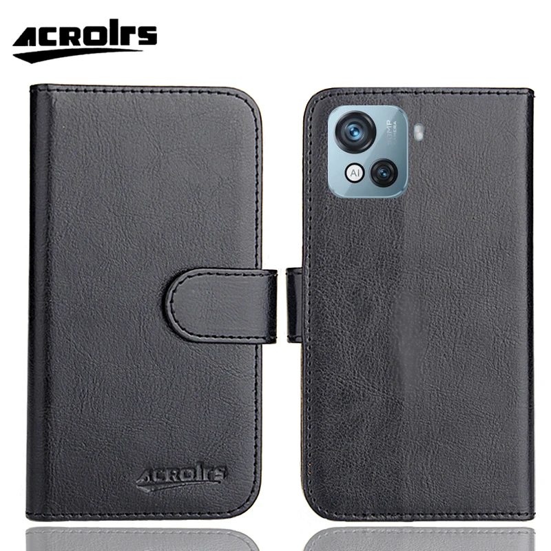 Pour Blackview Oscal C80 étui 6 couleurs rabat Ultra-mince mode dédié rétro en cuir souple exclusif téléphone Crazy Horse couverture