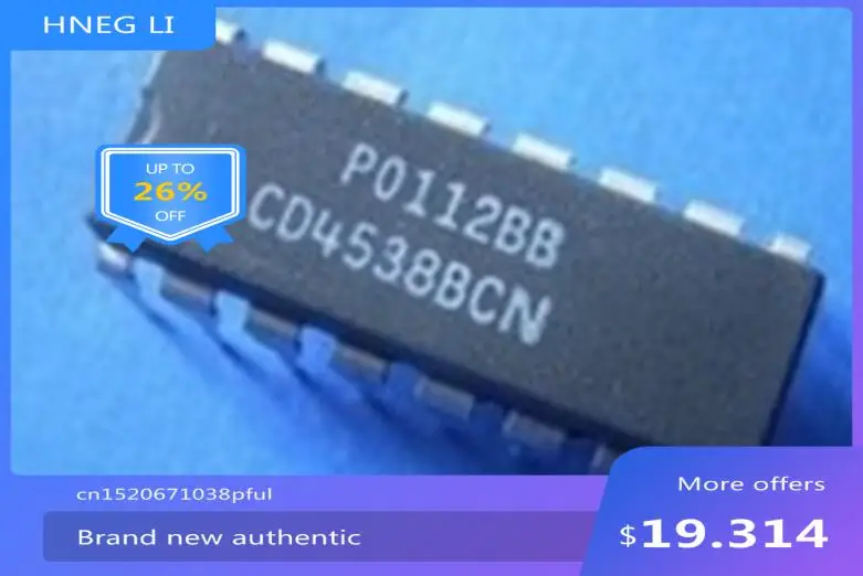 

new%100 CD4538BCN DIP-16