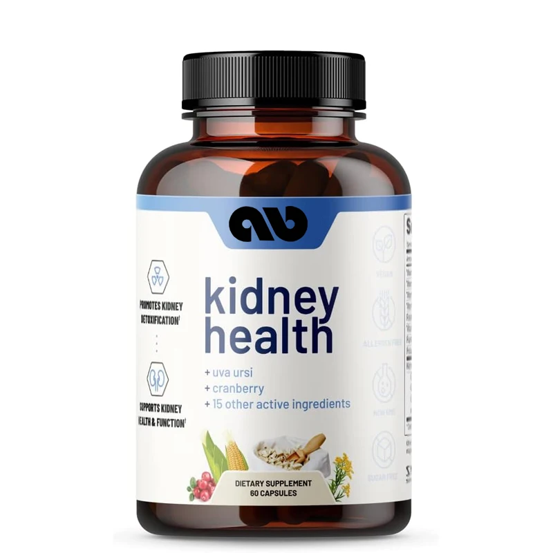 Kidney Health Support Supplement - Kidney Vitamin Detoxification Formula+15 Active Plants and Herbs