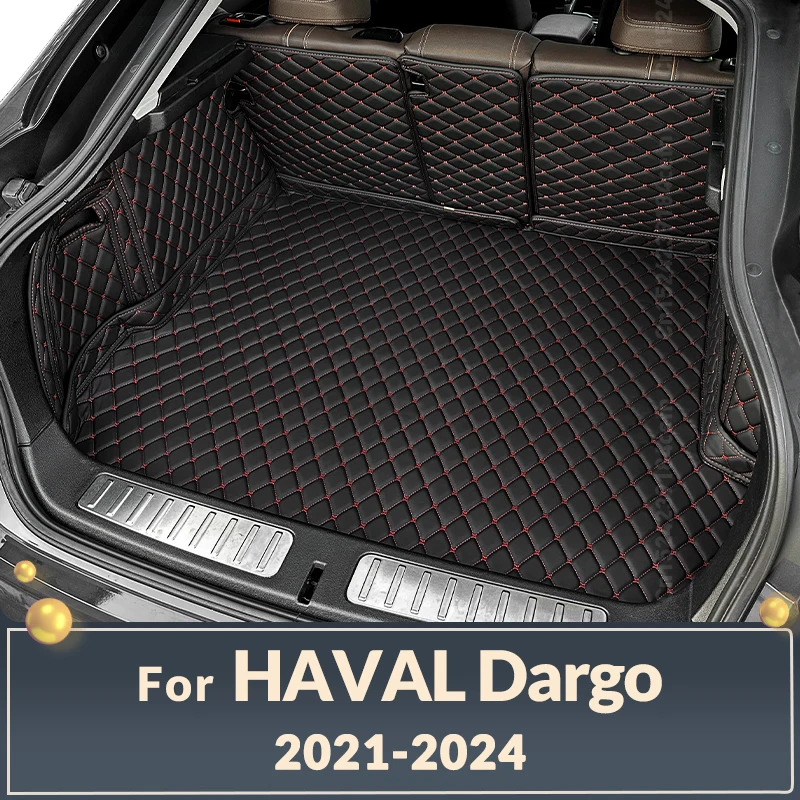 Auto Full Coverage Trunk Mat For HAVAL Dargo 2021 2022 2023 2024 Car Cover Pad Cargo Liner Interior Protector Accessories