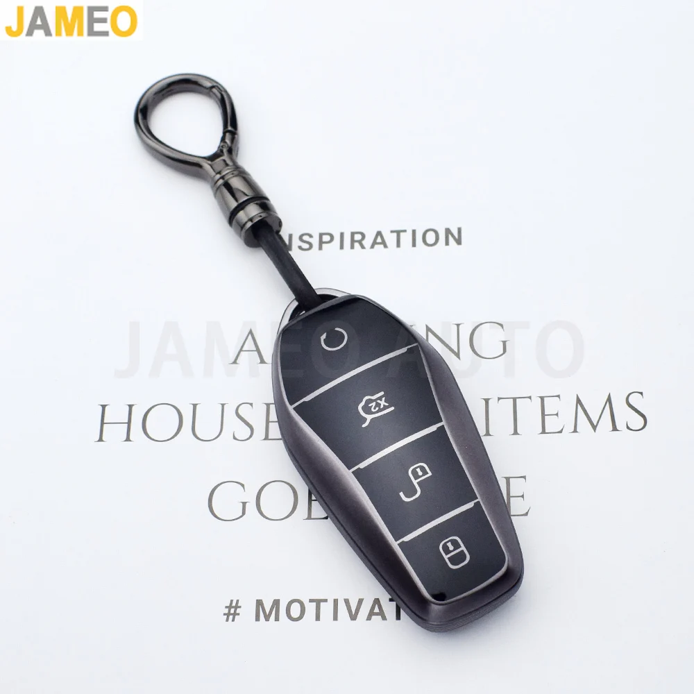 

4-кнопочный чехол из ТПУ для автомобильного дистанционного ключа, чехол для BYD Atto 3 Han EV Dolphin, пульт дистанционного управления, защитный брелок для ключей, автоаксессуары