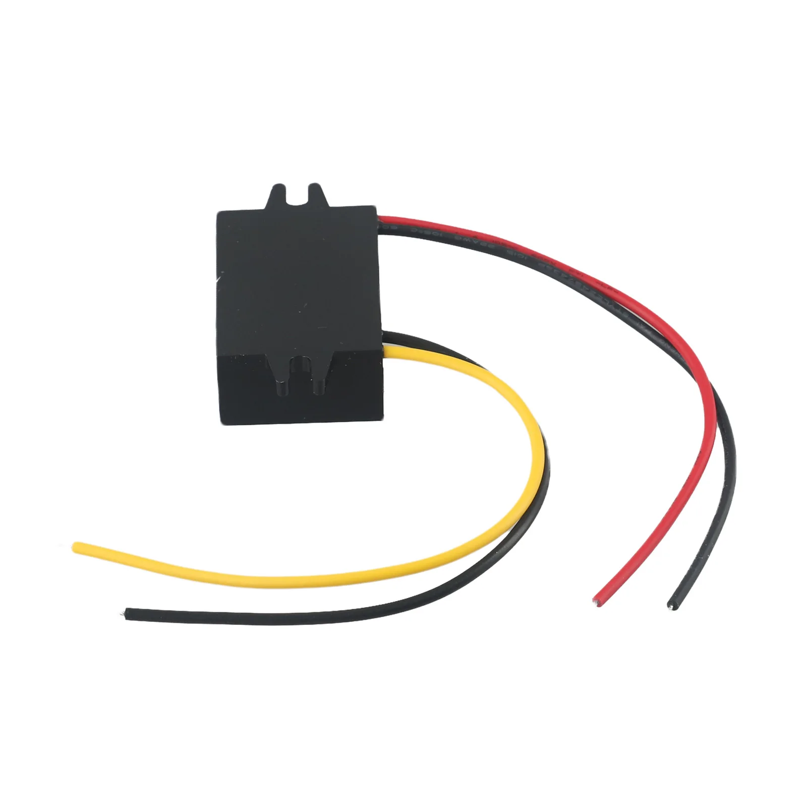 Black DC Step Down Converter Thermal Conductive Silicone Potting ABS Flame Retardant Shell IP68 Waterproof Rating