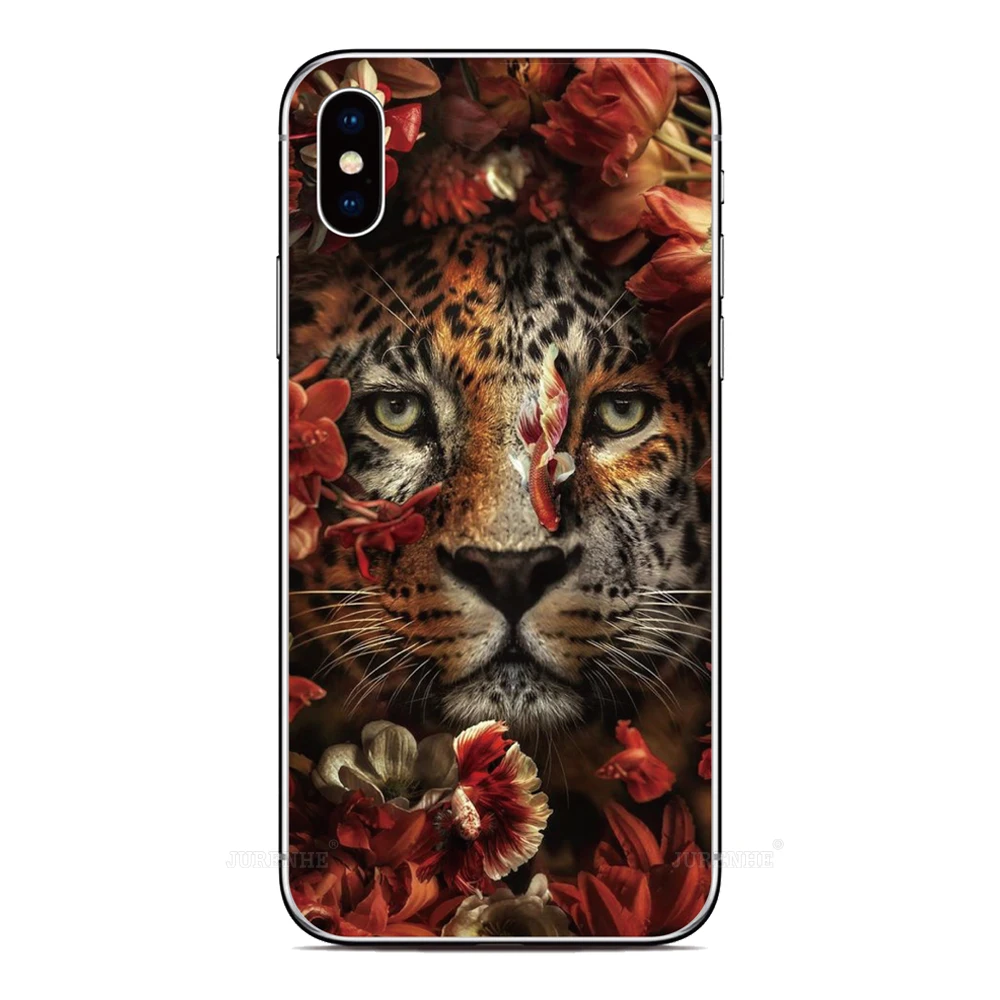 Tiger Wolf Animal Phone Case For ZTE Blade A55 A35 Core A75 A54 A34 A73 V50 Smart V60 Design V30 V40 Vita Axon 60 50 Lite Cover image 6
