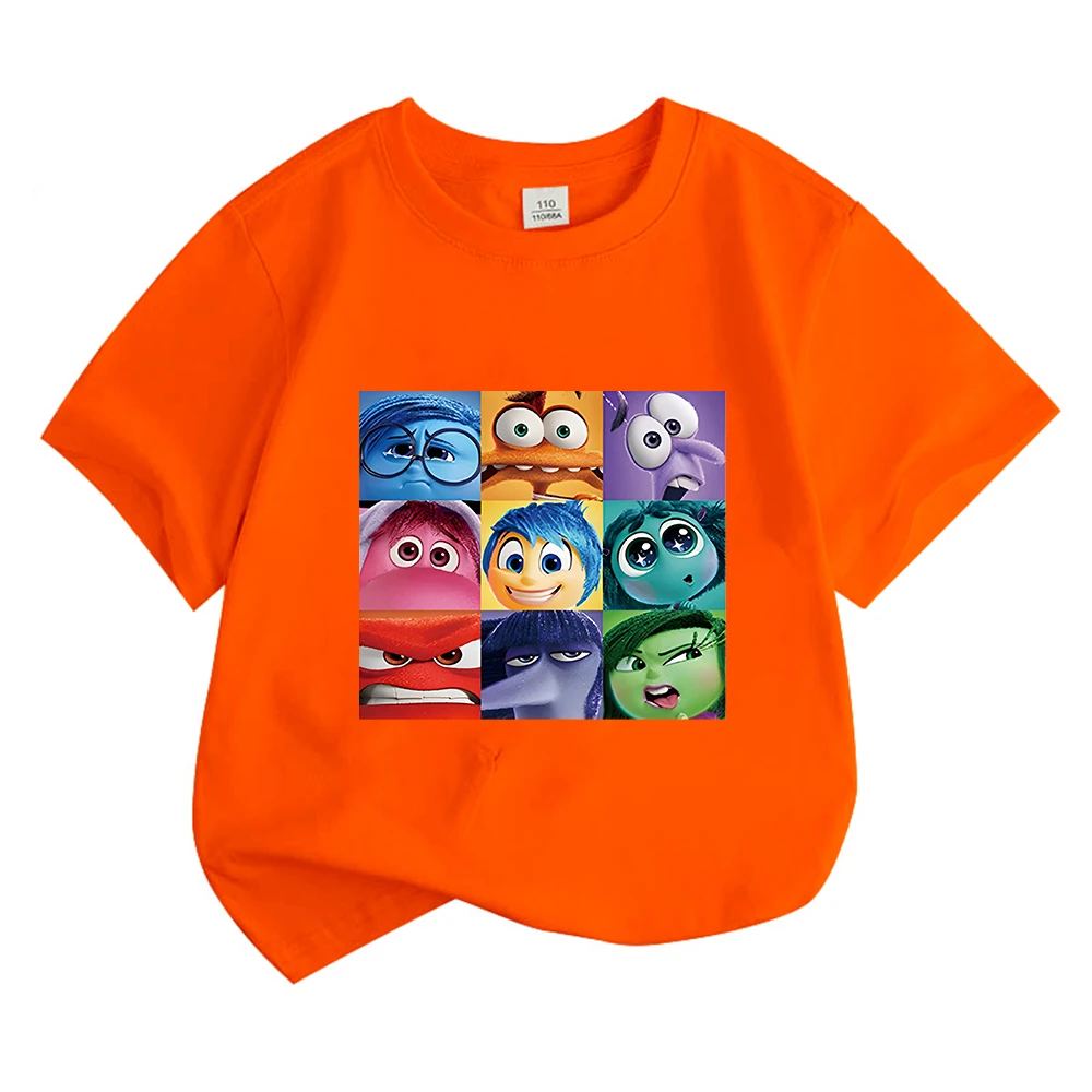 Binnenkanten Uit 2 Anime Kinderkleding Schattig Katoenen T-Shirt Casual Zomer T-Shirts Met Korte Mouwen Print Tops Y 2K Een Stuk Jongenskleding