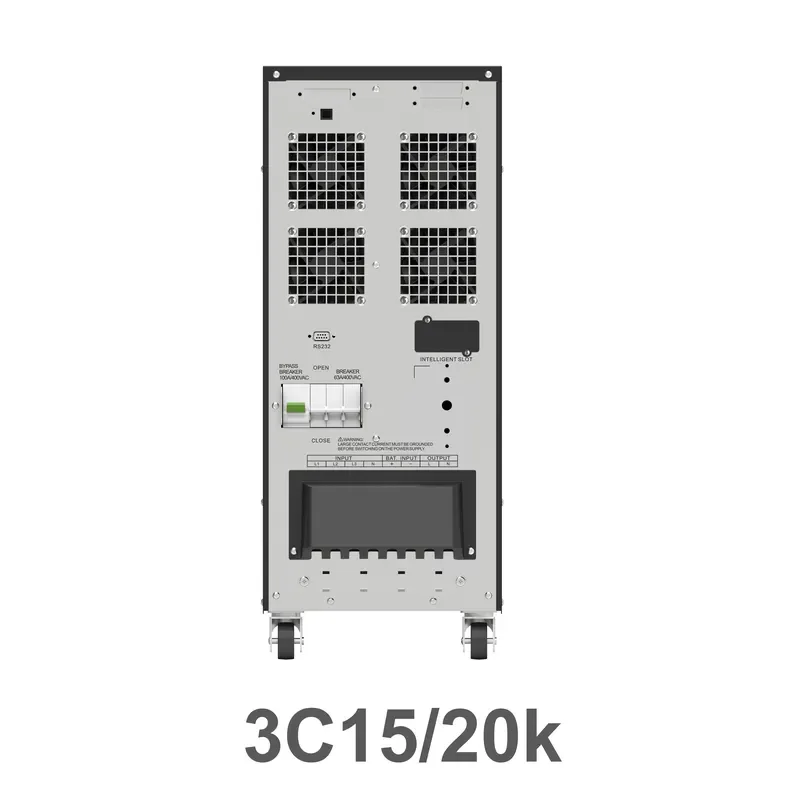 SANTAK CASTLE 3C15KS 15kVA 13500W Three Phase Online UPS External Long Backup for Electricity Industrial Server Ticket