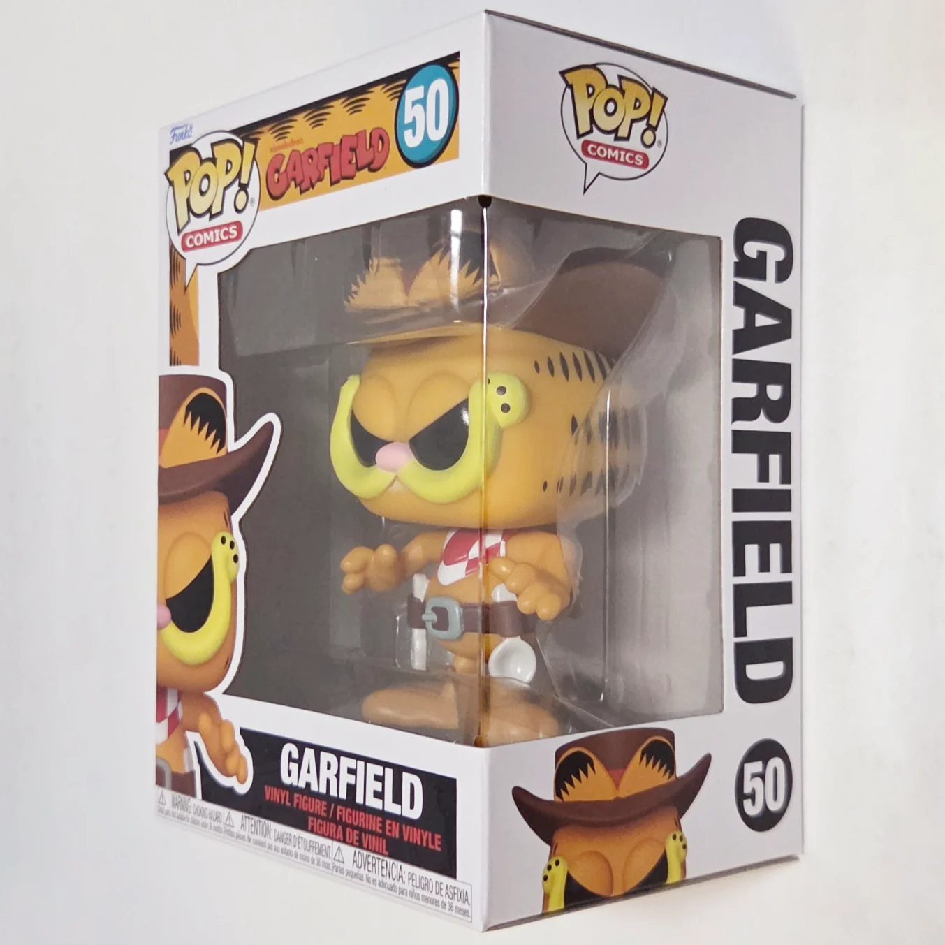 

Garfield (Cowboy) #50 Figure Funko Pop Official Genuine Limited Edition Collect Figurine Anime The Garfield Show Fans Toy Gift