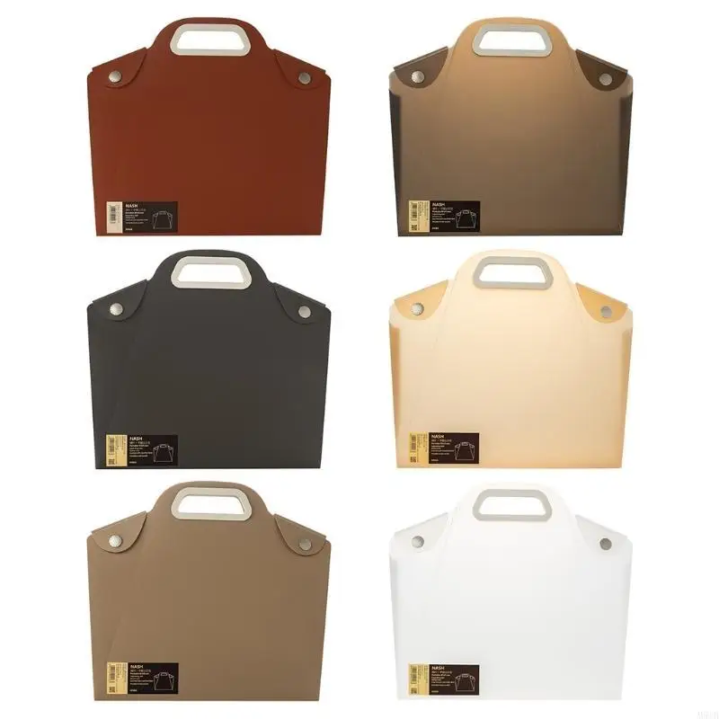 M5TB High Capacity Multi-colored Document Bag Multi-layer Folder Exquisite Waterproof Antifouling Portable Files