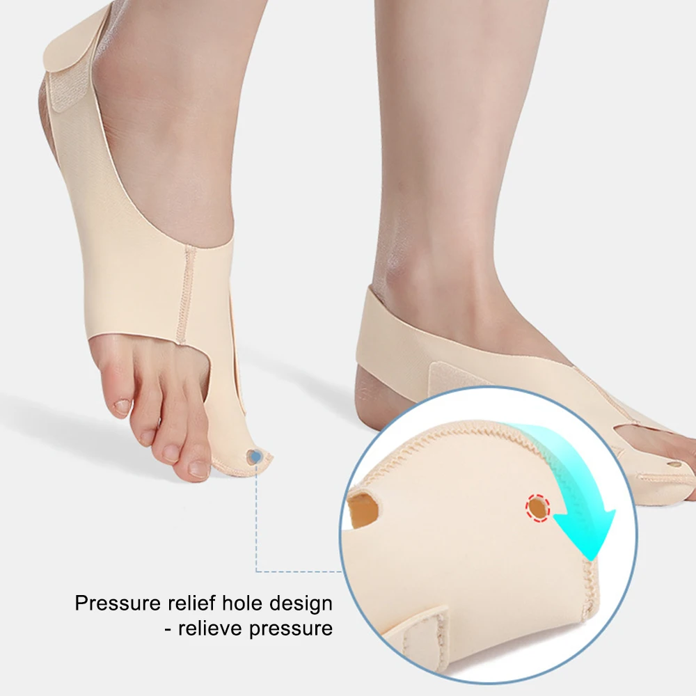 Bunion Corrector Adjustable Foot Hallux Valgus Pad Splint for Bunion Breathable Toe Separator Thumb Straightener Foot Orthosis