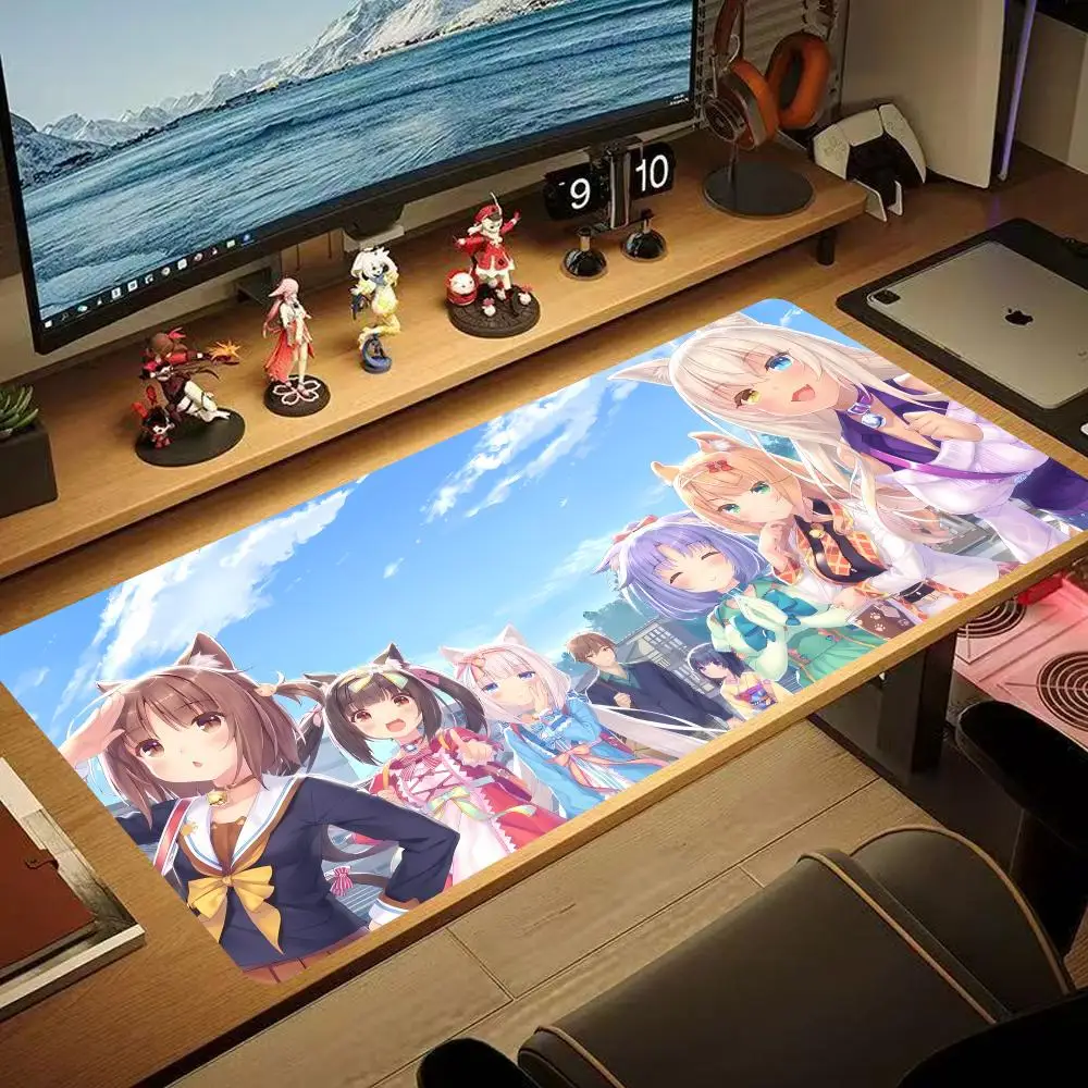 

Nekopara Home HD Computer Computer Desk Mouse Anime Large Mouse Pad Office Laptop Computer Desktop mat Game Accessories