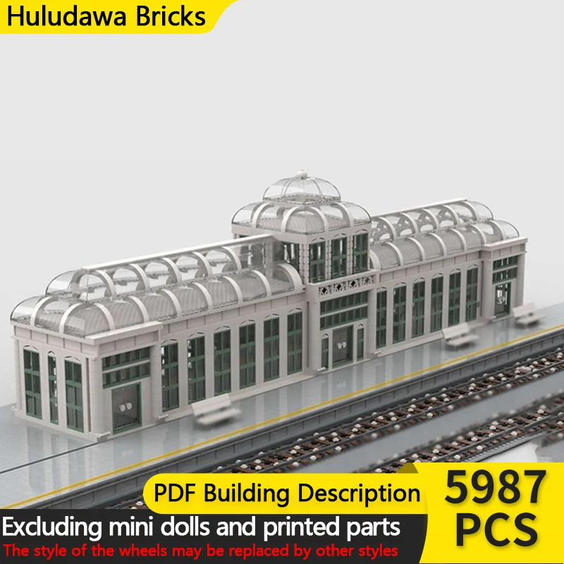 

Street View Model MOC Building Bricks Botanic Garden Central Station Modular Technology Children Holiday Gifts Assemble Toy Suit