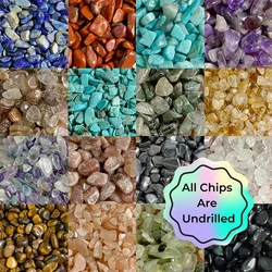 20/50/100g Natural Tumbled Stone Gravel 5-8mm Irregular Shape Reiki Healing Minerals Chips For Home Aquarium Decoration DIY