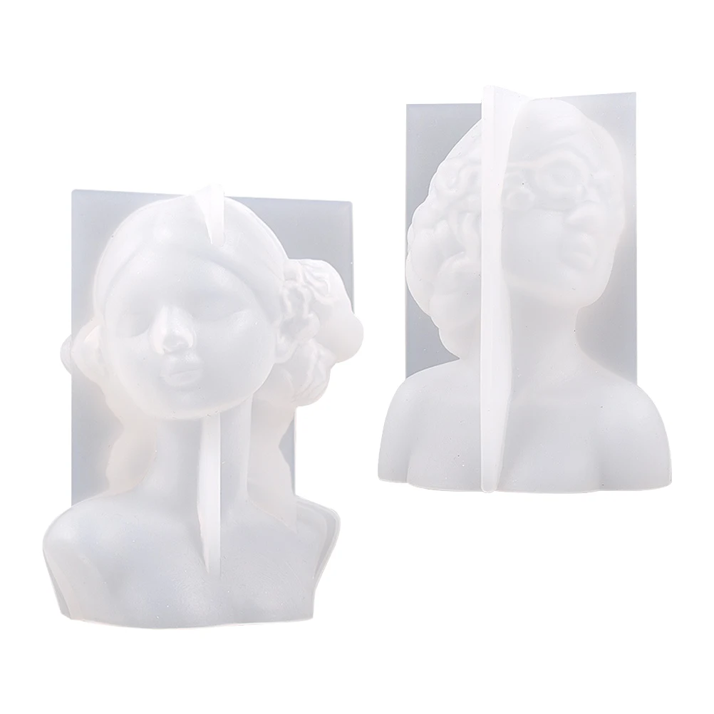 

2Pcs Scented C Mold Silicone Decorative Craft Molds for Making C les H crafting DIY Lightweight Storage Jewelry Accessories