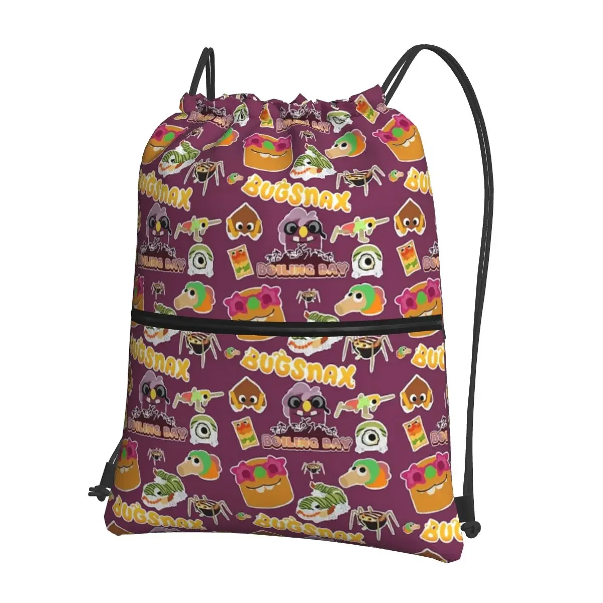 

Boiling Bay Bugsnax Fan Art Backpacks Drawstring Bag Fashion Drawstring Bundle Pocket Shoes Bags For Travel Sport Man Woman
