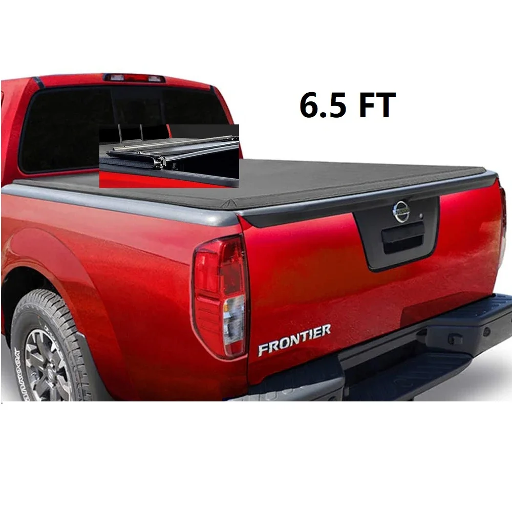 2021 Best Quality pick up truck soft roll up tonneau cover, truck bed cover for frontier d22