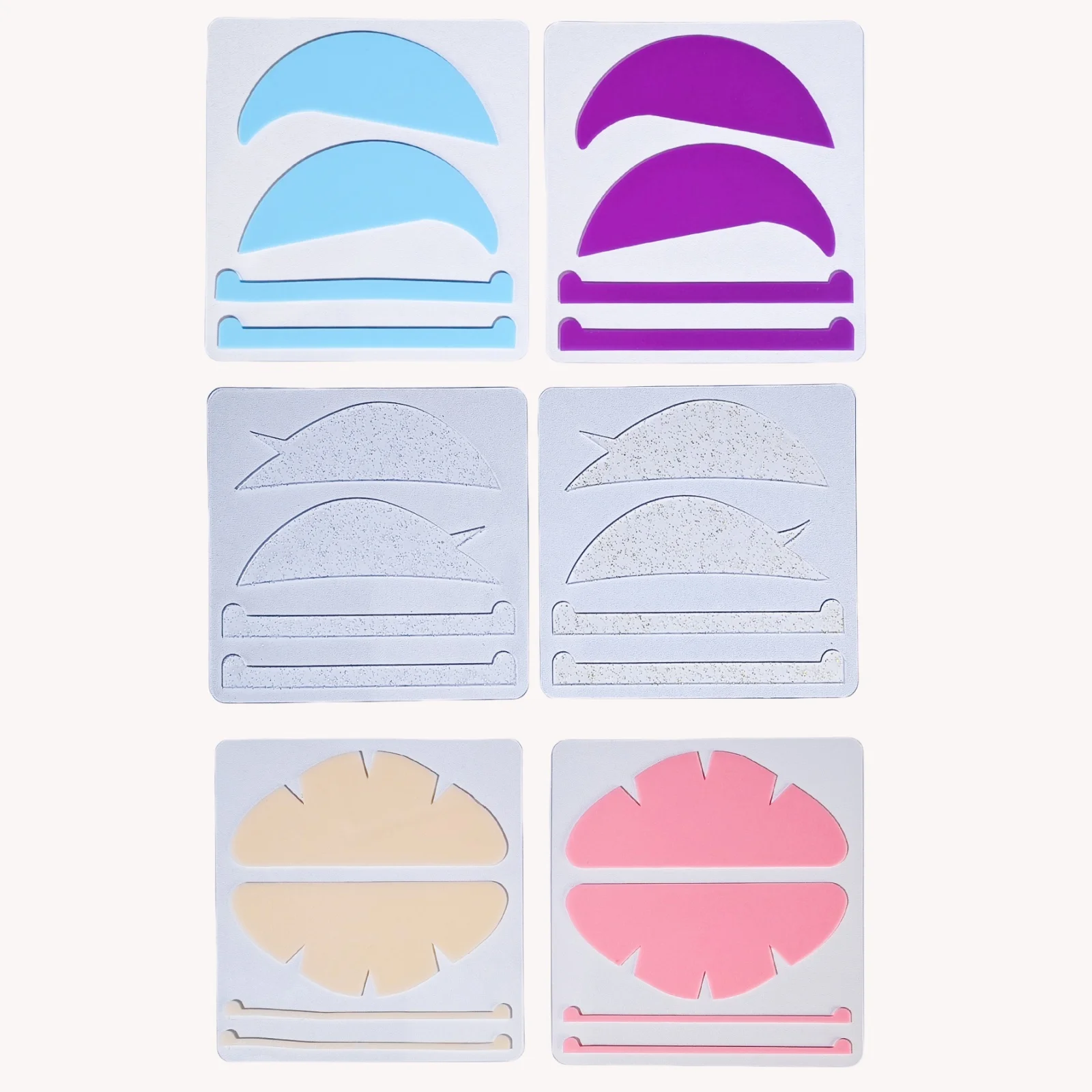 PERMANI Silicone réutilisable cils ascenseur ruban chaîne rouleau cils stratification cils Pad collant sous les yeux Gel Patch outil de maquillage