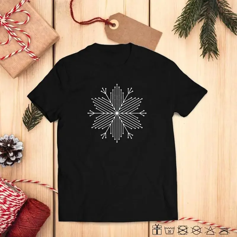 T Shirt Snowflake Cute Christmas Tee Gift Idea