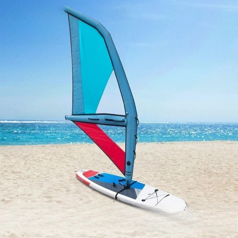 SUP Inflatable Windsurfing Learning Racing Sailing, Stand Up Surfing Universal Base Pulp Board Wind Wing