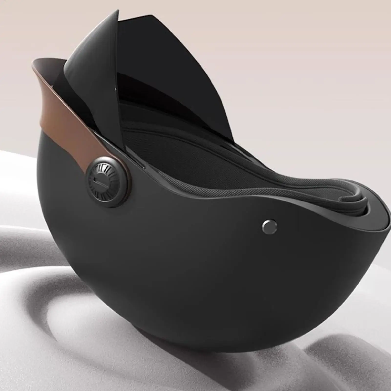 Motorcycle Half Helmet with Sun Visor Multi-Sport Safety Cap Lightweight Half Headgear For Cruiser Scooter Bicycle Skate