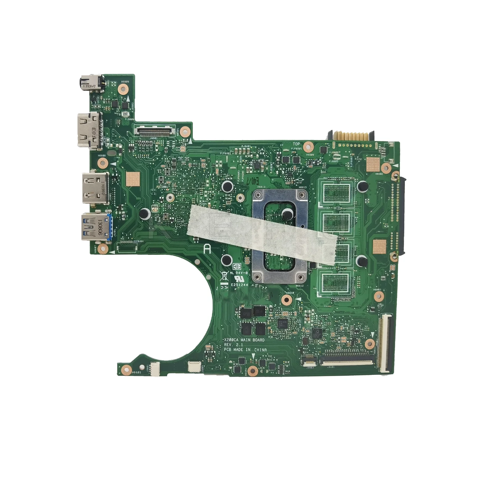 KEFU X200C Notebook Mainboard For ASUS Vivobook F200CA X200CA Laptop Motherboard 1007U/2117U I3-3217U 2G/4G-RAM MAIN BOARD