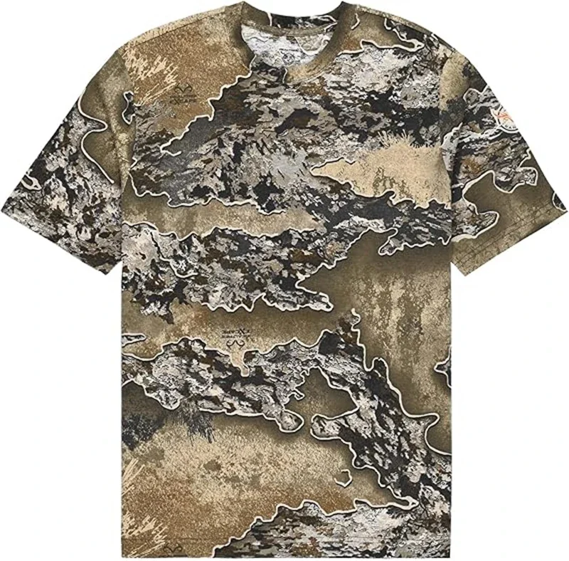 Camo Jungle Graphic Sommer Herren T-Shirt 3D-Druck Camouflage Spaß O-Ausschnitt Kurzarm Oberteil Unisex Locker Lässig Y2k Kleidung Tee – Detail 5
