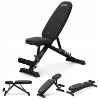 Simple Adjustable Bench Exercise Training Bench Folding Zipro