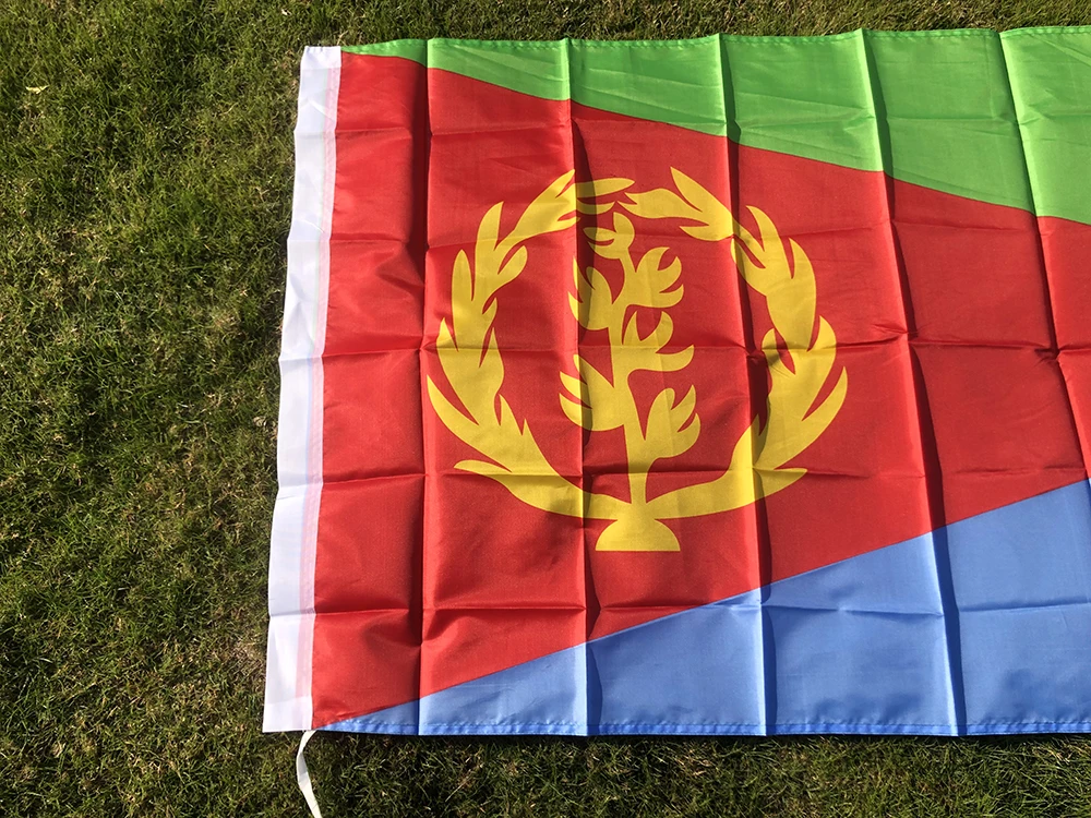 Bandera Eritrea Poliéster resistente para exteriores - imagen 2