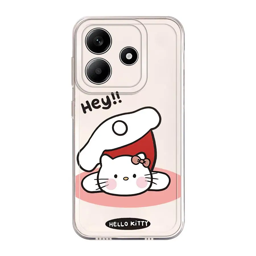 Linda funda de teléfono suave Sanrio Hello Kitty para Xiaomi Poco X3 Pro X3 NFC