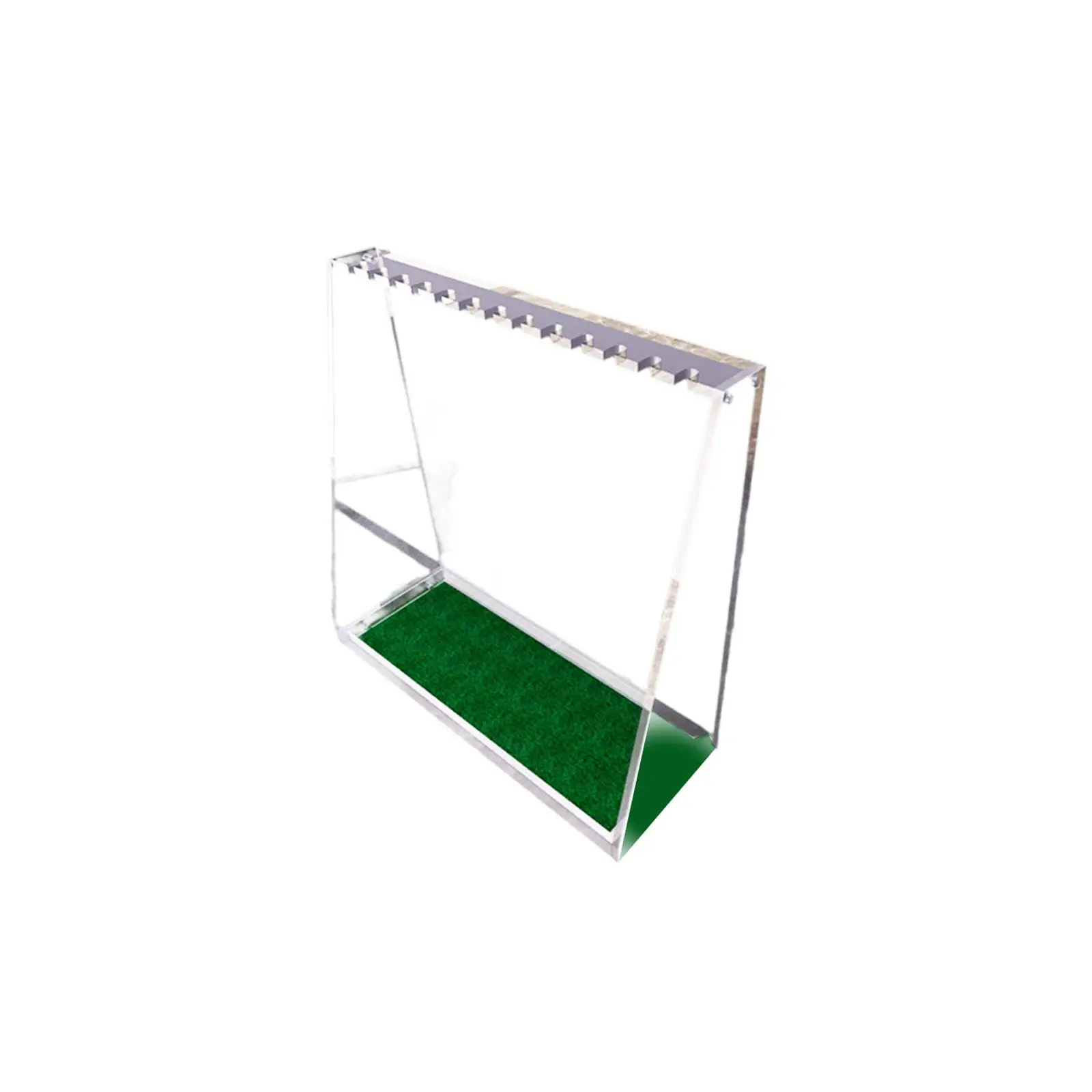 

Golf Club Rack Floor Display Rack Holds 13 Club Acrylic Non Slip Golf Putter Stand for Golf Course Practice Supplies Indoor