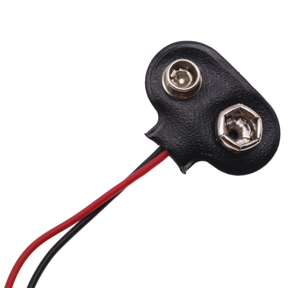Experimental 9V Battery Snap Power Cable to DC 9V Clip Male Line Adapter for Arduino Uno R3
