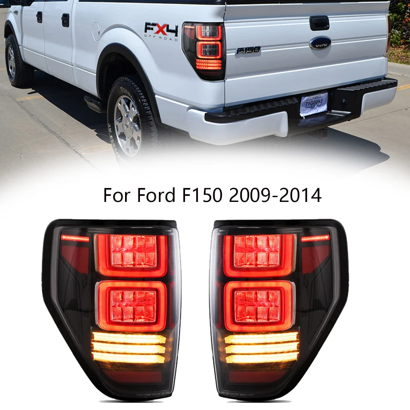 

Автомобильный светодиодный задний фонарь для Ford F-150 F150 raptor 2009 2010 2011 2012 2013 2014, задний тормозной сигнал заднего хода
