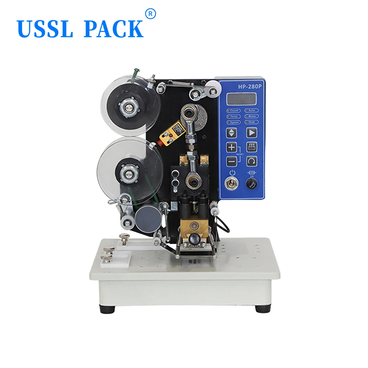 HP-280P Suitable for Paper and Plastic Packaging Bags Electric Ribbon Coding Machine Hot Stamp Date Coder