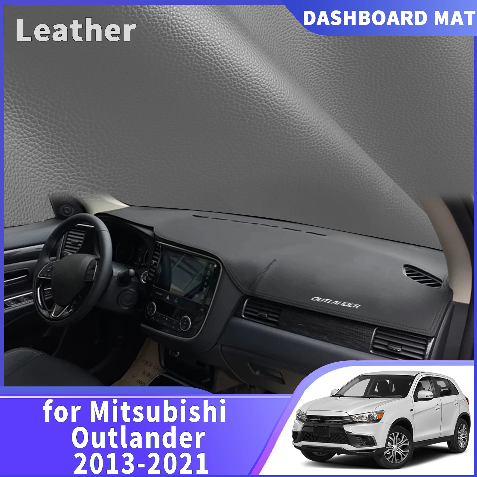 

fit for Mitsubishi Outlander 2013 2014 2015-2021 DashMat Sunshade Dashmat Dashboard Cover Pad Protective Carpet Car Accessories