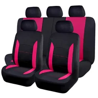 Juego completo de fundas universales para asiento de coche de 5 asientos de tela de poliéster Four Seasons