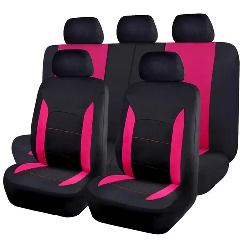 Juego completo de fundas universales para asiento de coche de 5 asientos de tela de poliéster Four Seasons