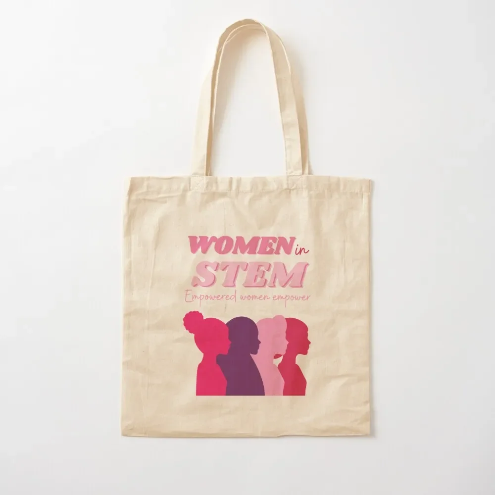 

women in stem Tote Bag bags for women Portable shopping bag Tote Bag