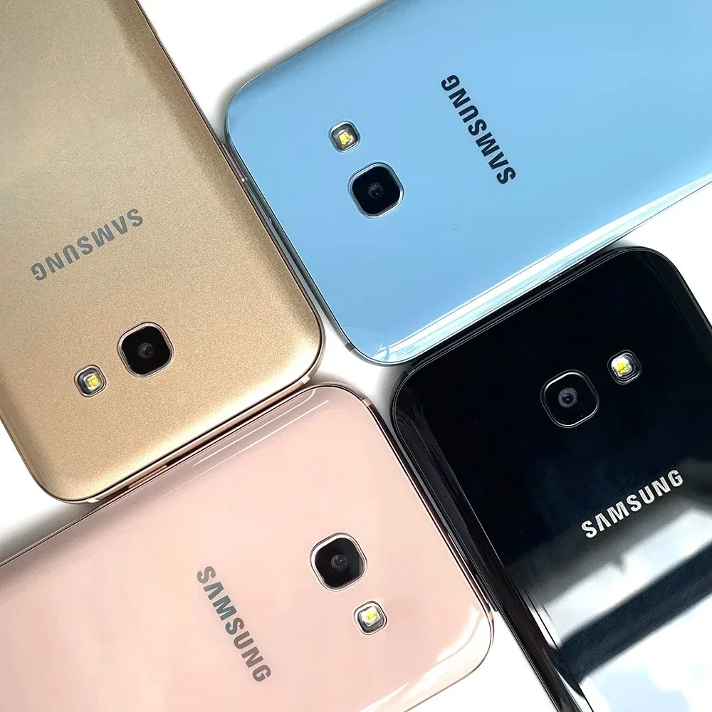 Refurbished Phone Samsung Galaxy A5 2017 A520F 4G Mobile Phone Single SIM 5.2'' 3GB RAM 32GB ROM Original CellPhone Android