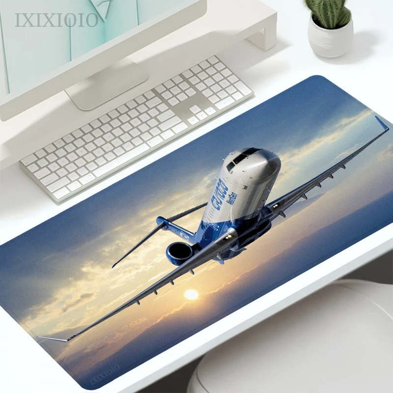 

Airplane Flying in the Sky Mouse Pad Gamer XL New Home Mousepad XXL Mechanical Keyboard Pad Computer Desktop Mouse Pad