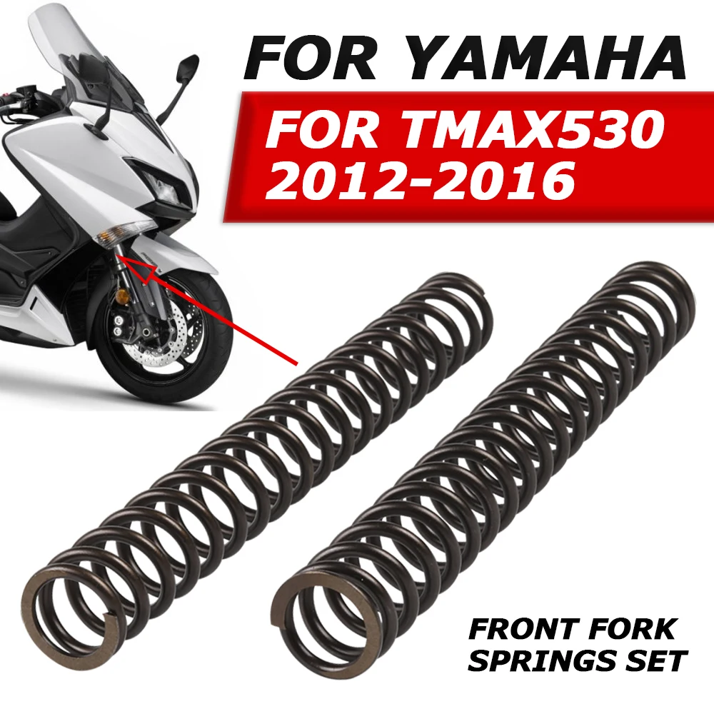 

For YAMAHA TMAX530 TMAX 530 T-MAX 530 Motorcycle Accessories Front Fork Springs Set Shock Absorber Reinforcing Strengthen Spring