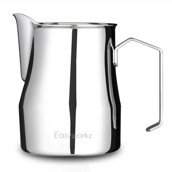 Easyworkz Espresso Steaming Pitcher Stainless Steel Coffee Frothing Picther Milk Jug…
