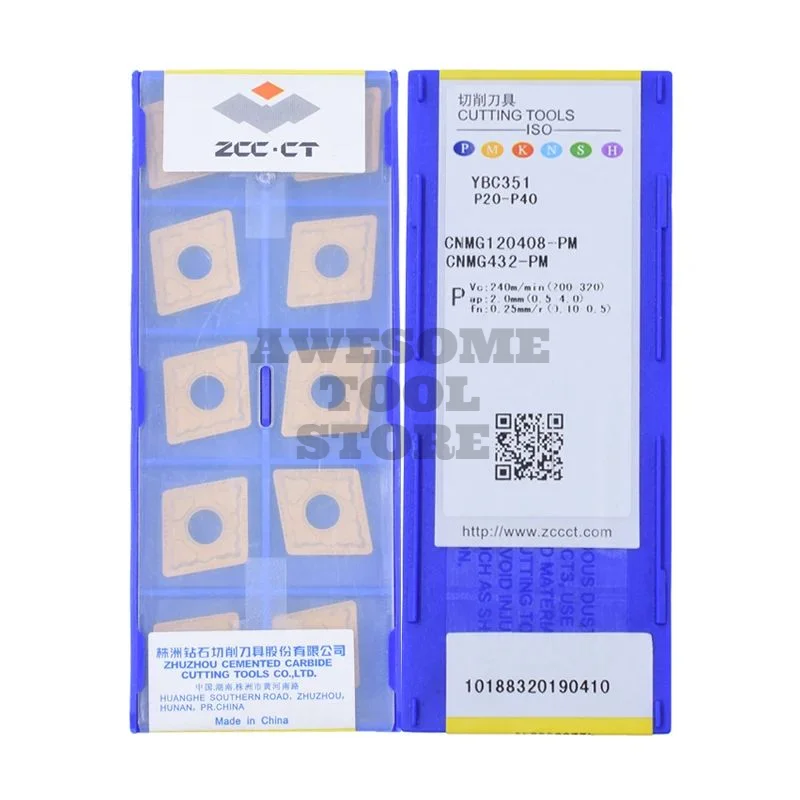 기존 ZCCCT CNMG 120408 -PM YBD102 YBD052 YBC151 YBC351 YBD151 YBD152 YBM251 YBC252 YBC251 YBD252카바이드 인서트 CNC 선반 도구