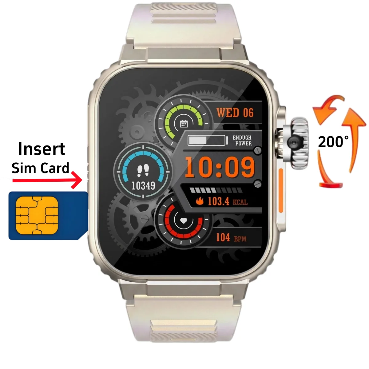 Heart Rate Gps Watch - Smartwatch S12 Ultra MAX 5G LTE