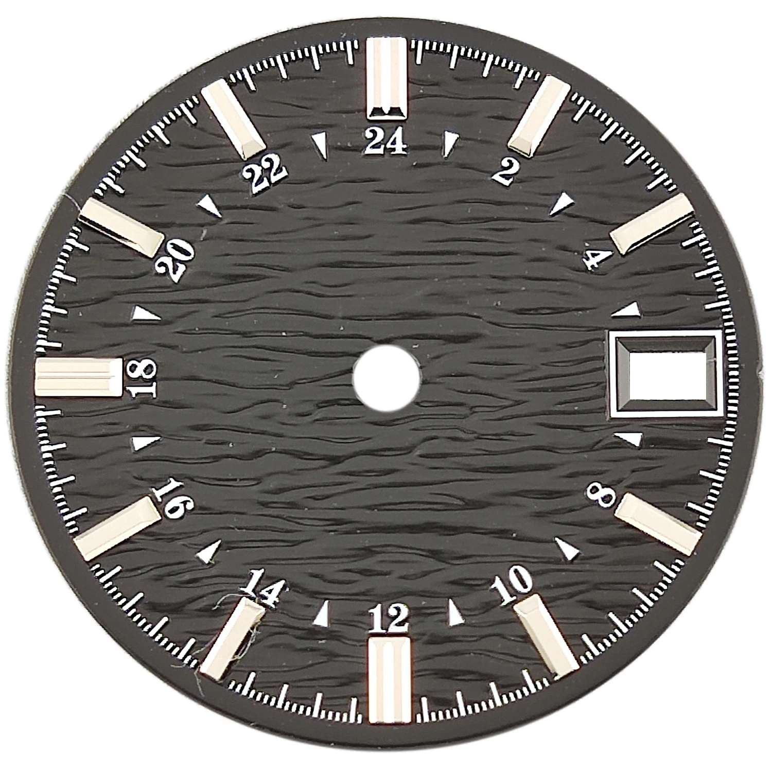 28.5mm Watch Dial Ray Radial Pattern Watch Faces GMT C3 Luminous Repair Accessories For NH34 NH35 NH36 Movement Custom LOGO