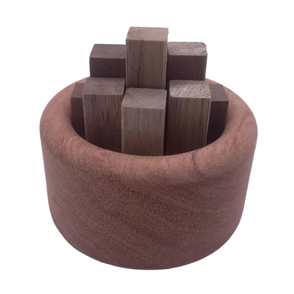 Wooden Aromatherapy Diffuser Car Essential Oil Diffuser Natural Wood Stick Fragrance Base Home Office Desktop Decoration